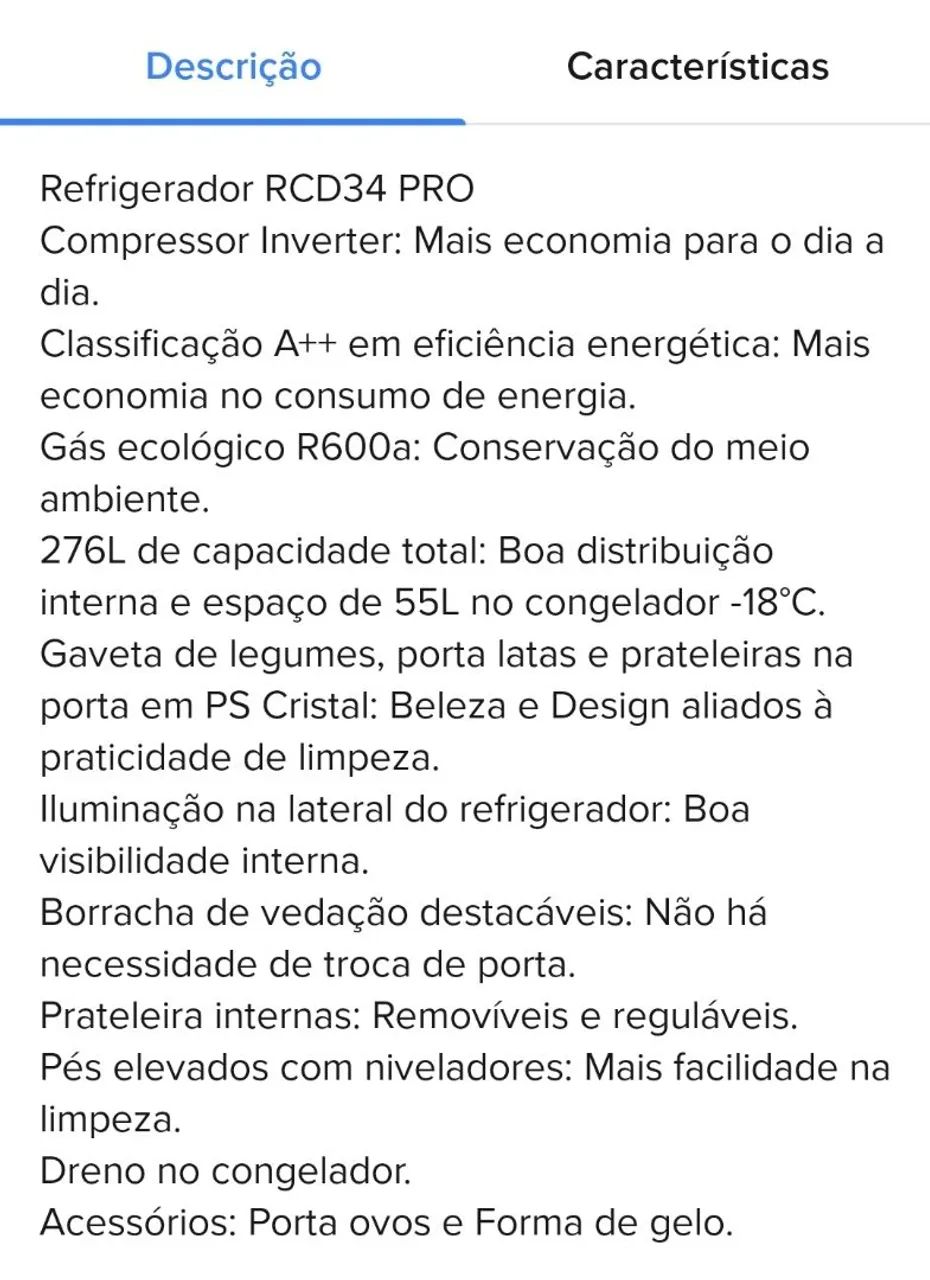 Refrigerador Esmaltec Rcd 34 Pro Branco - Foto 4