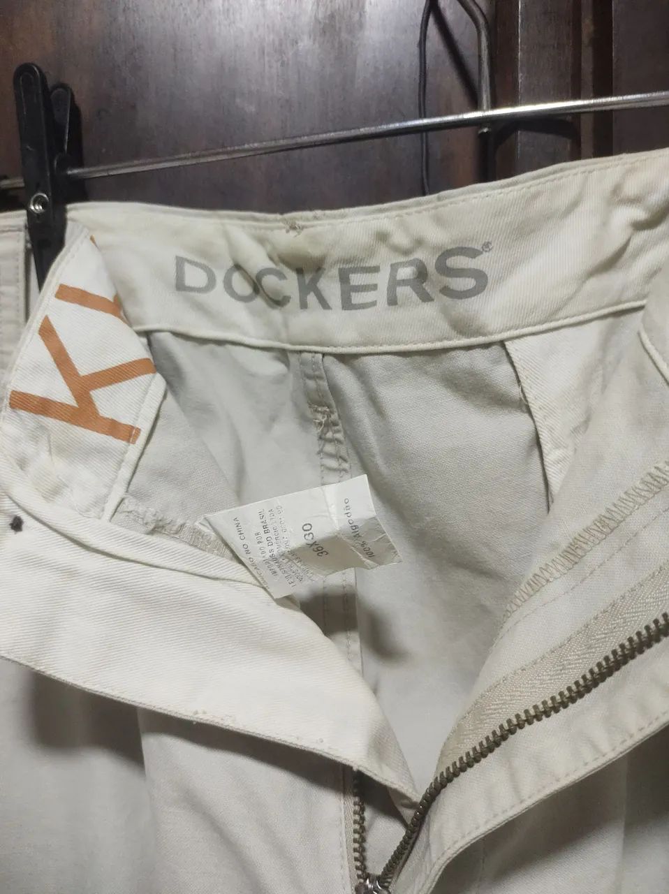 CALCA KHAKI CARGO DOCKERS TAM 46 - Foto 4