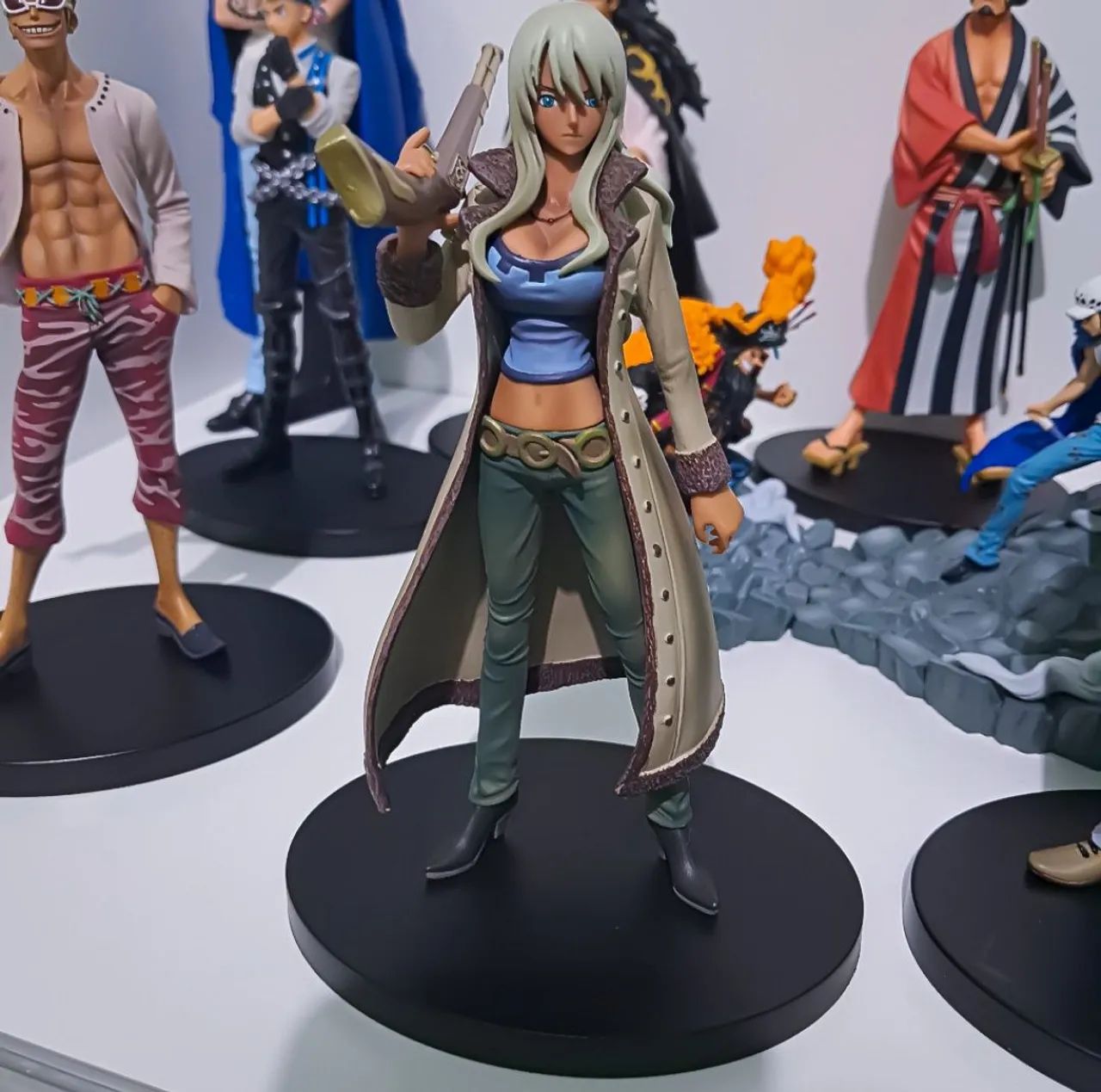 Rara) The Grandline Lady Nico Olvia 17 CM Original Figure para