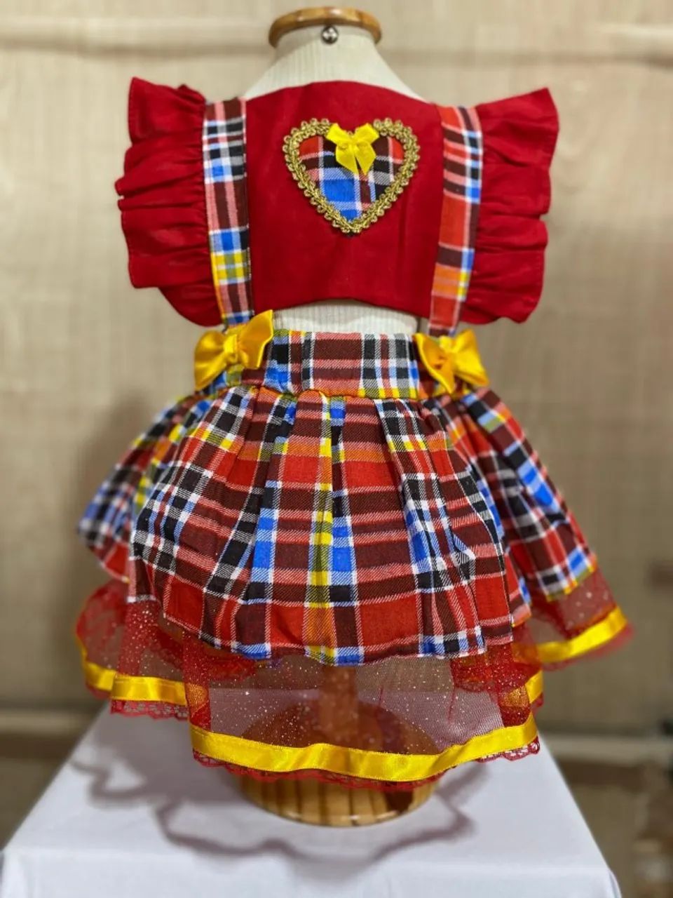 Roupa Junina Xadrez - Foto 2