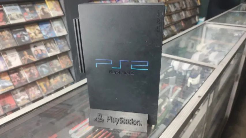 PS2 PHAT MODEM HD 500GB 2 CONTOLES MEMORY CARD 128MB JOGOS - Foto 3
