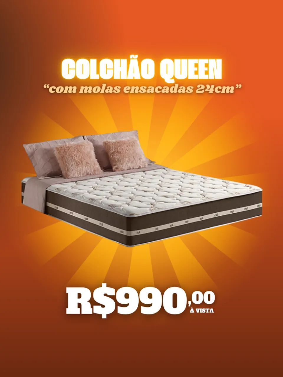 Colchão de Molas Ensacadas Acima de 24cm com Preço Lá em Baixo - Foto 4