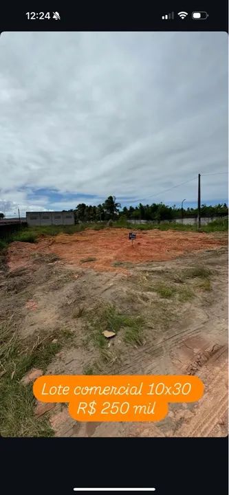 Lote comercial 10x30 rodovia principal marechal R$ 250 mil 