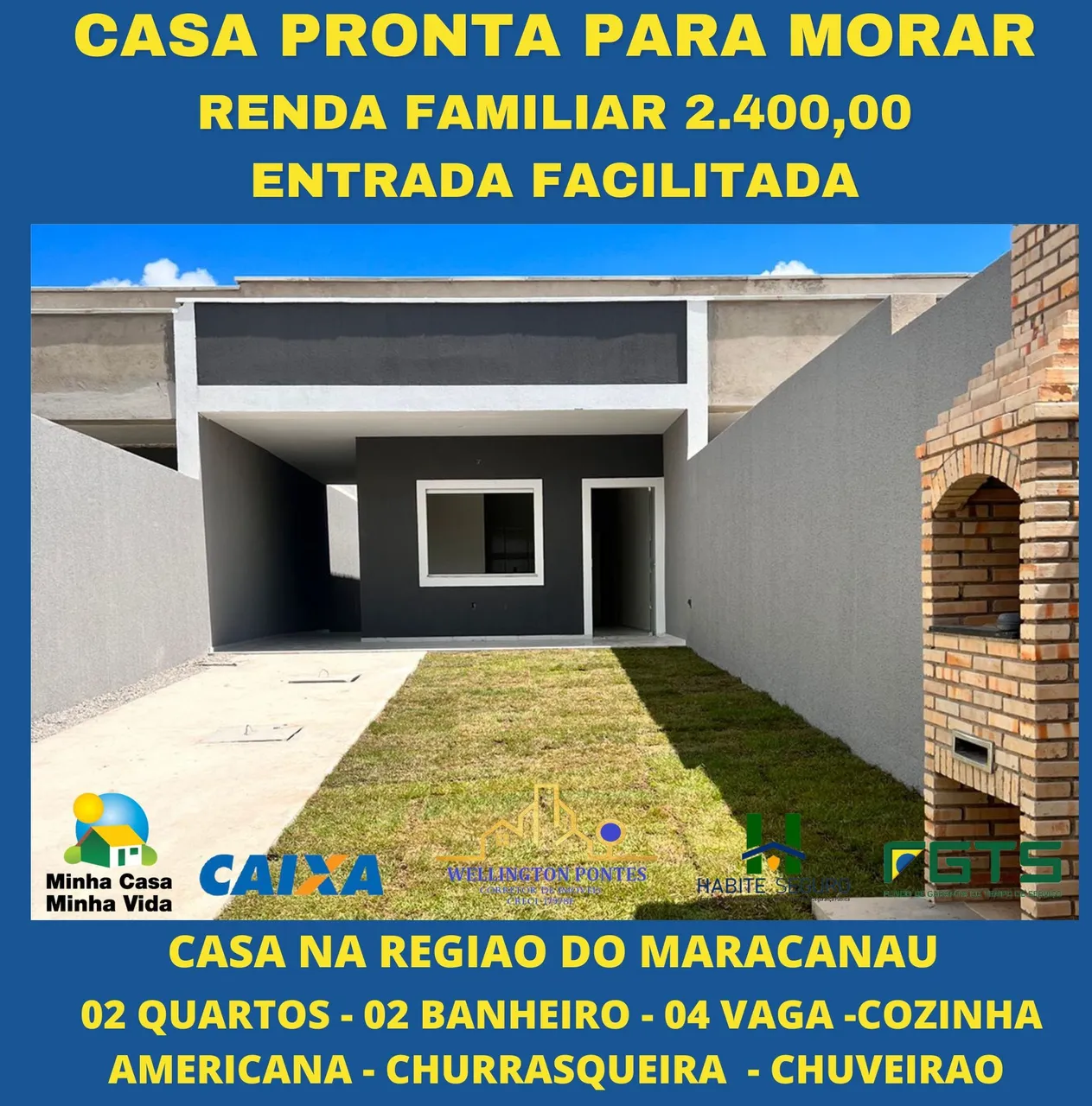 Imóvel para venda tem 100 metros quadrados com 2 quartos em Jardim Bandeirantes - Maracana