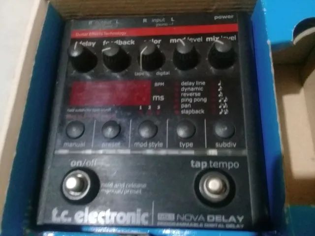Pedal de delay tc nova delay profissional SEM FONTE - Foto 2