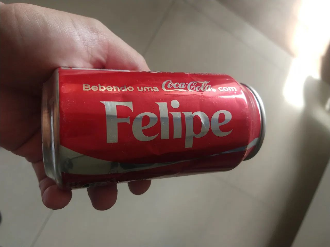 Coca Cola 2015 Felipe - Bebendo uma Coca Cola com 