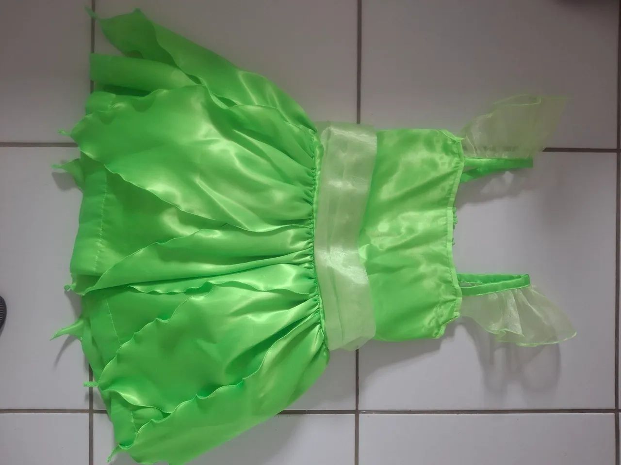 Vestido Infantil Verde - Perfeito para Festas!
