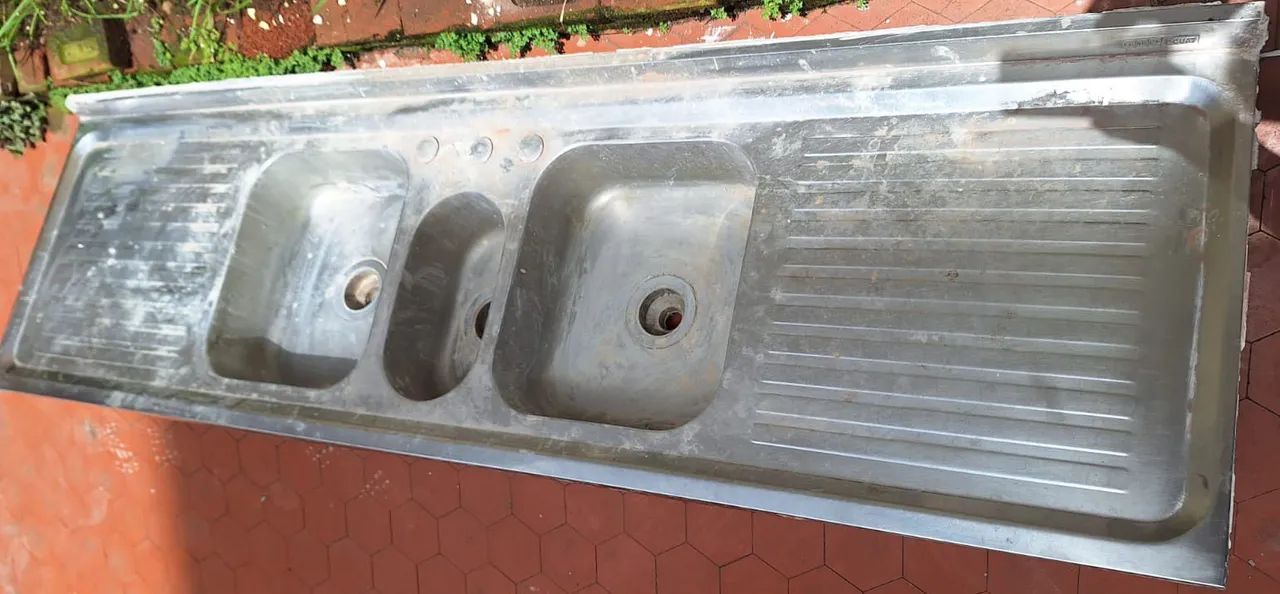 Desapego - Pia em aço inox 200 m