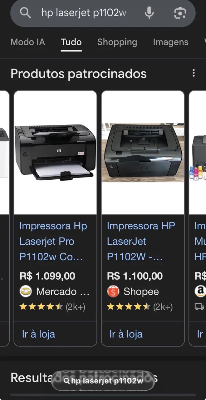 Impressora HP laserjet P1102w  - Foto 3