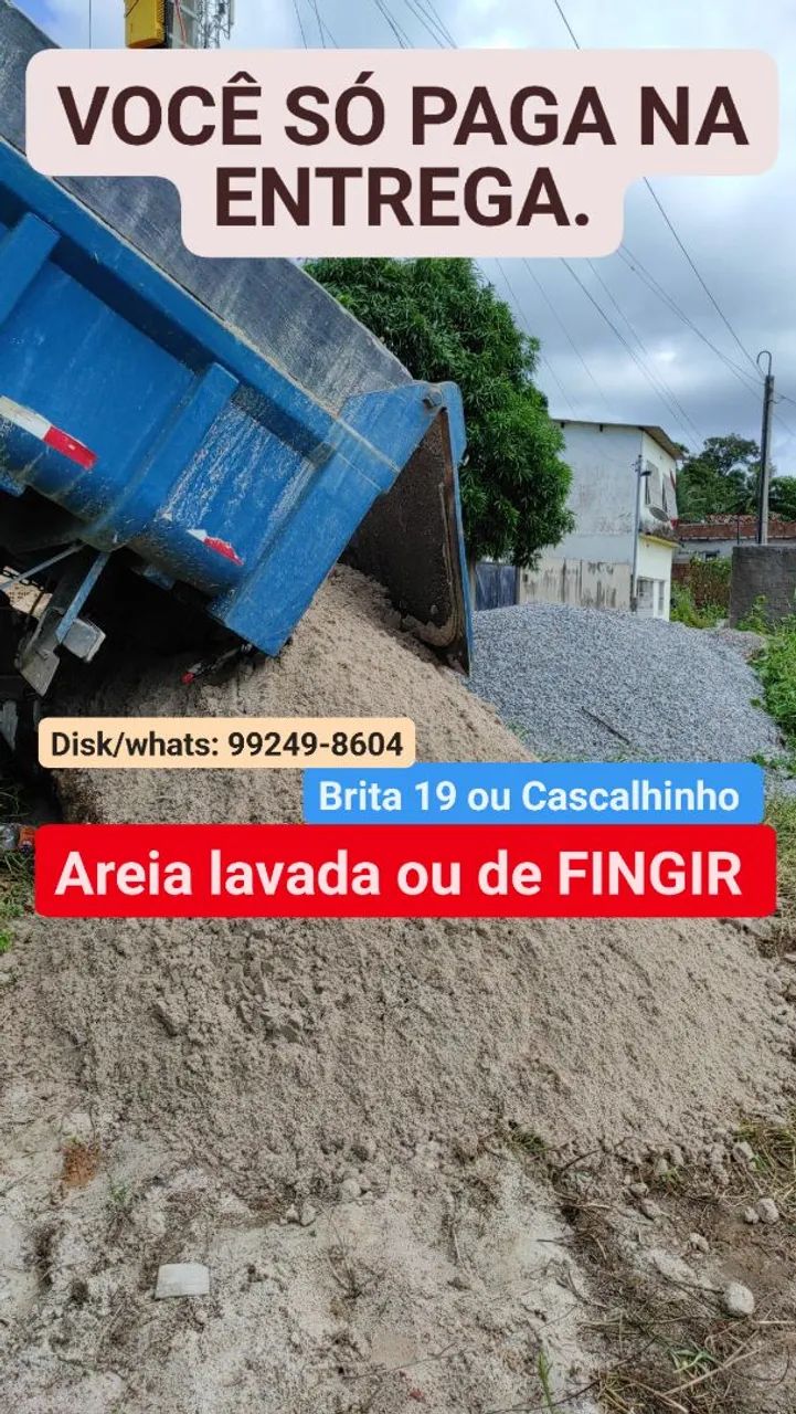 Brita Cascalhinho para a sua construção (pague só na entrega)