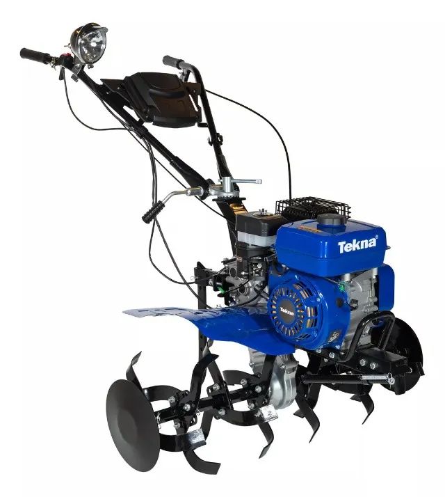 MOTOCULTIVADOR A GASOLINA TEKNA TK90R 212CC 7HP C/RODAS E ENXADAS 