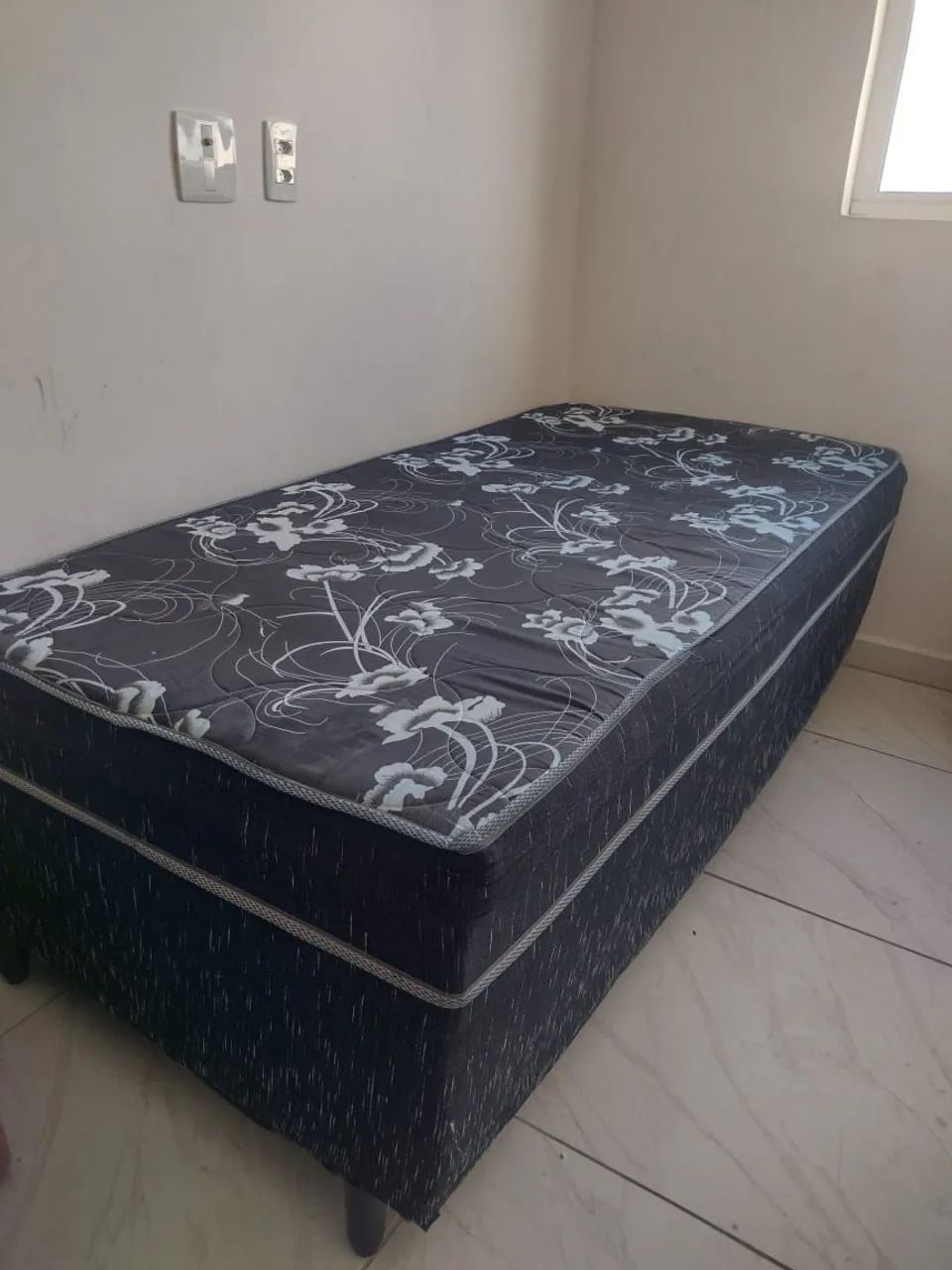 Cama Box solteiro nova 10 cm de espuma Não entrego  - Foto 3
