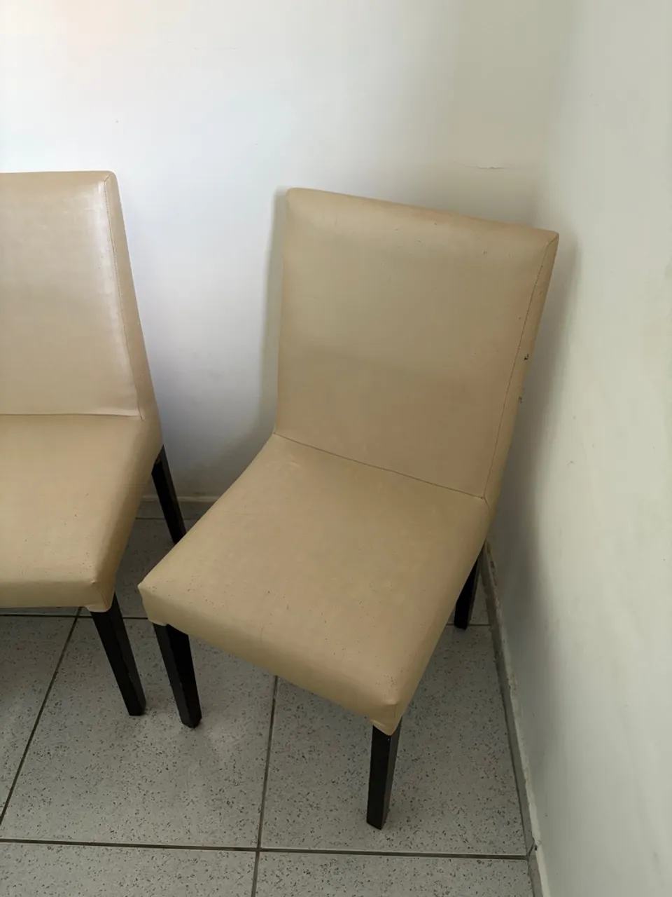 Cadeiras de Jantar em Couro Sintético