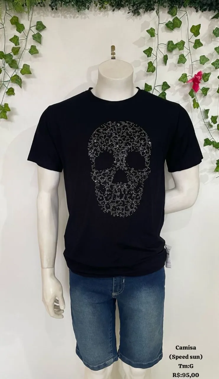 Camisa Caveira Speed Sun - Tamanho G