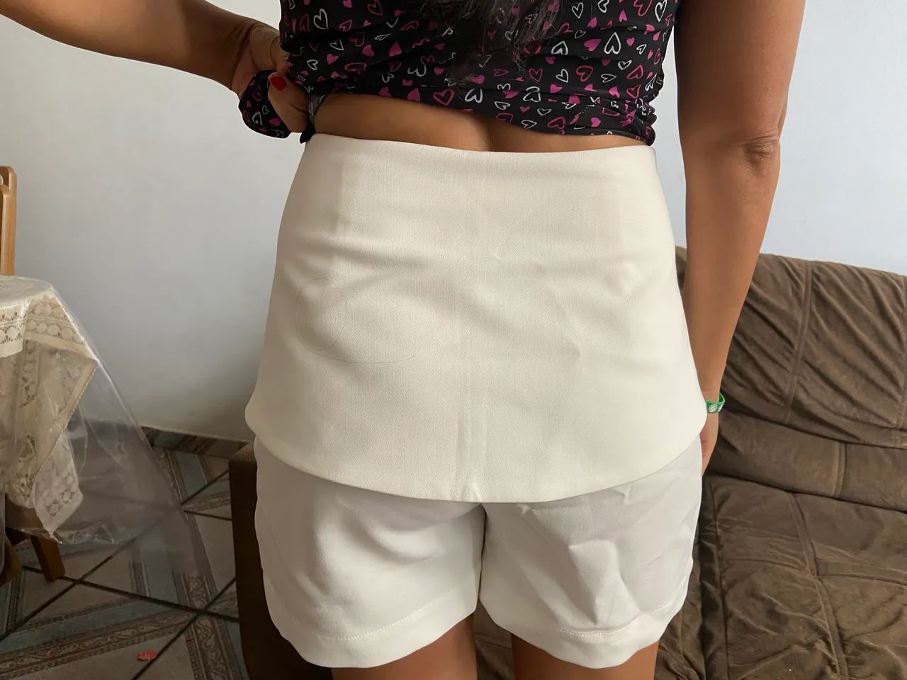 Short branco - Foto 4