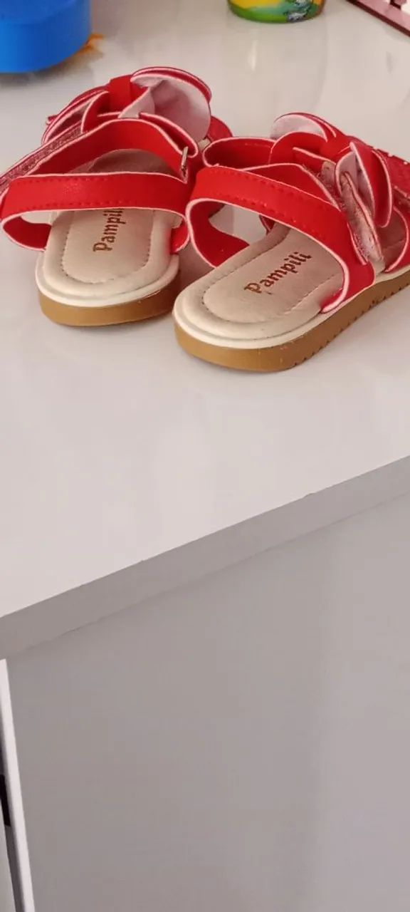Sandália infantil Pampili tamanho 20. Nunca usada - Foto 3
