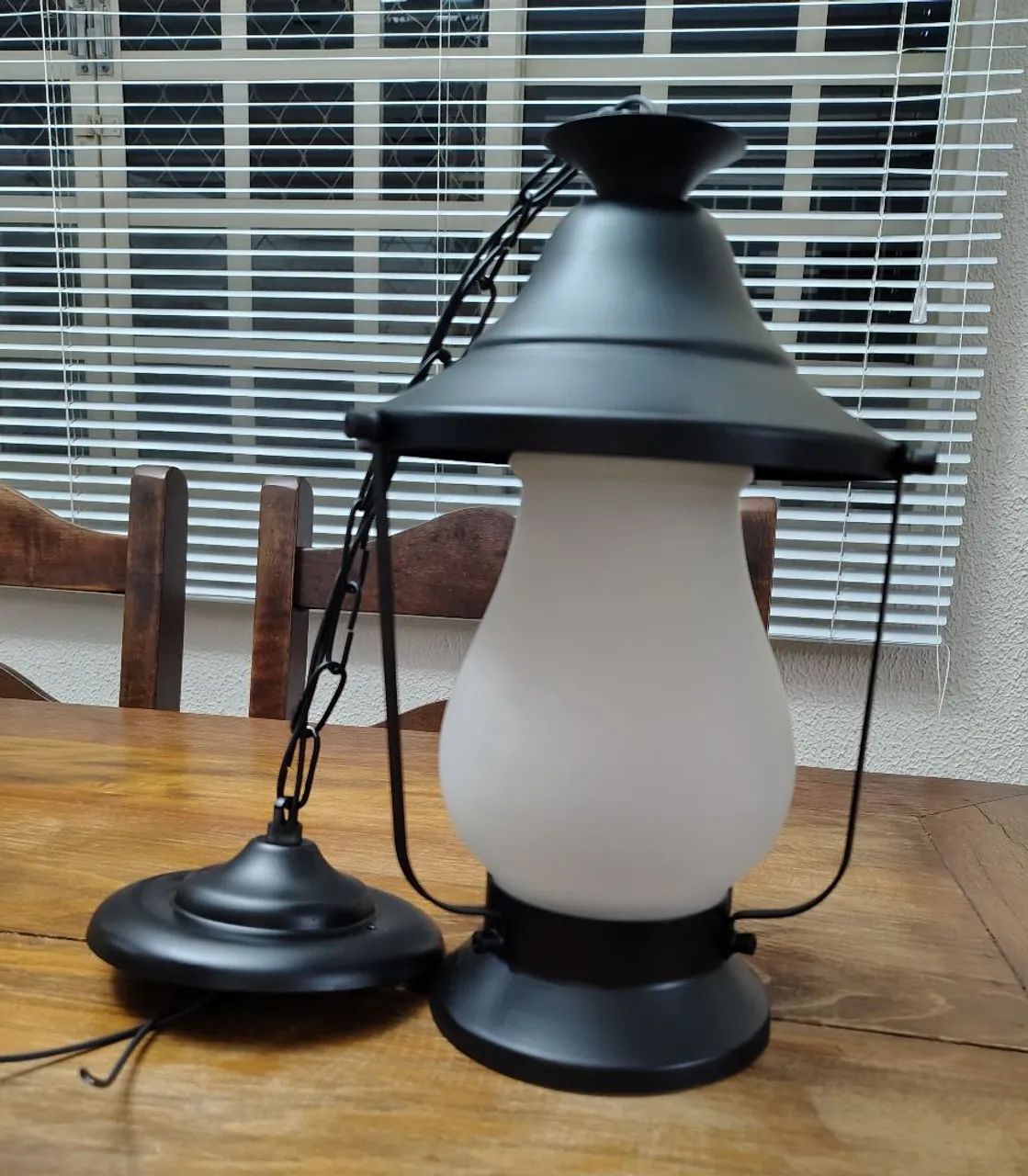 Luminárias modelo lampião em alumínio  - Foto 3