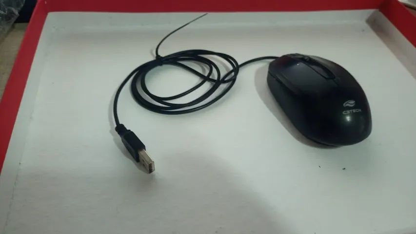 MOUSE COM FIO USB- USADO- - Foto 4