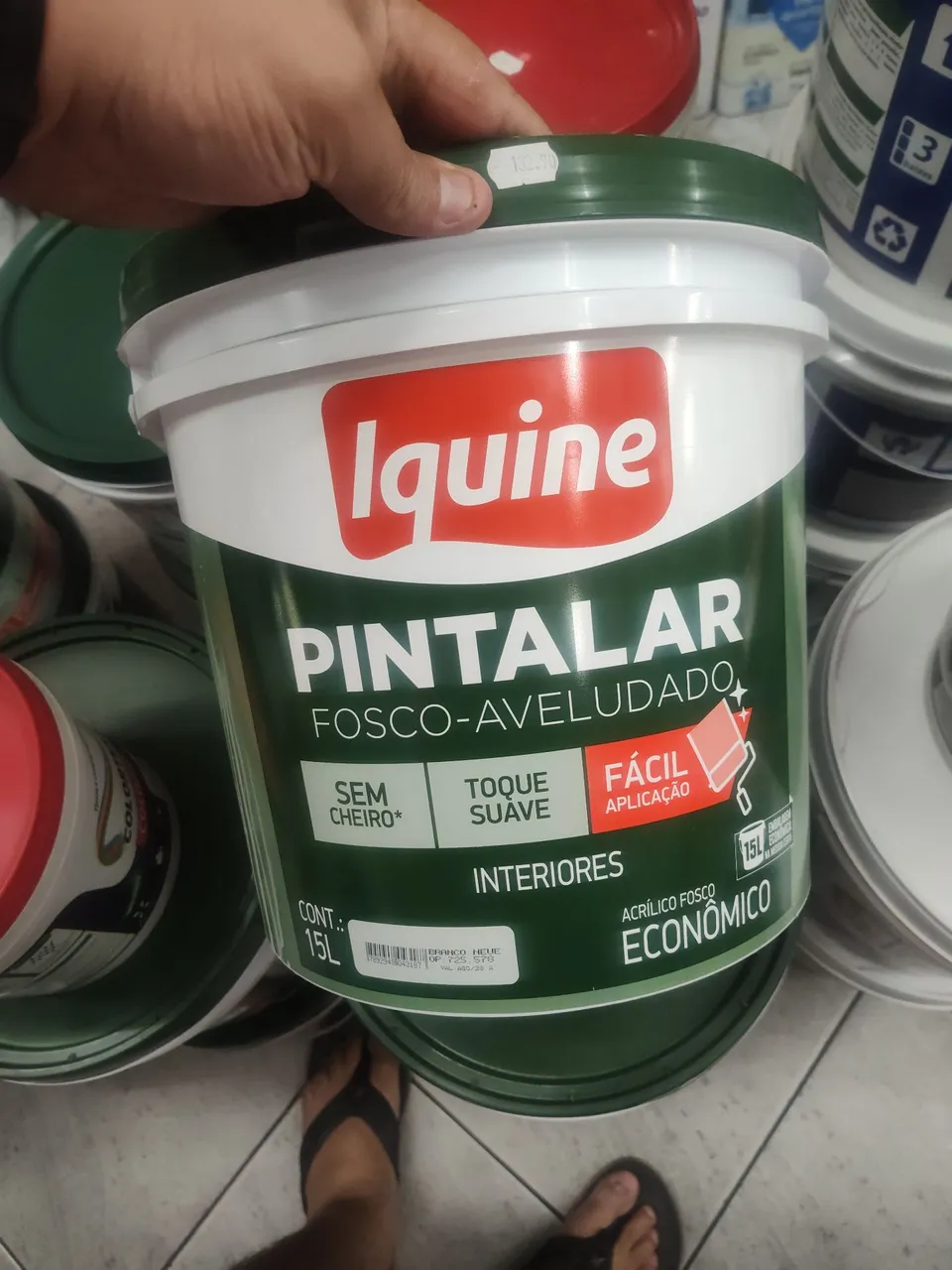 Tinta Iquine Pintalar Fosco-Aveludado 15L