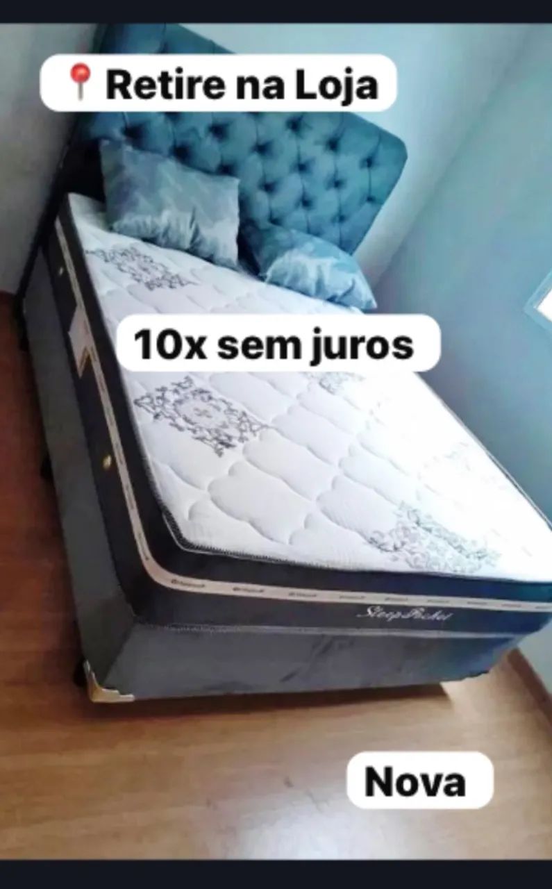 Cama box colchão e base (NovA