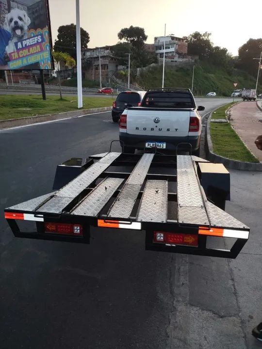 Fabricamos Carretinha Para 3 Motos Ou 1 Quadriciclo Modelo Simples Com Nota Fiscal! - Foto 4