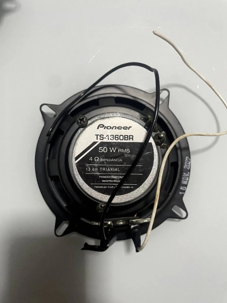 Par Alto Falante Pioneer Ts-1360br 5 Polegadas 180w Triaxial Preto E Roxo - Foto 3