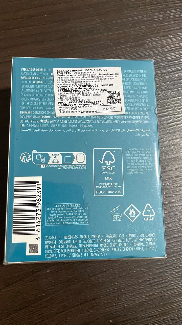 Perfume Azzaro chrome legend - Foto 4