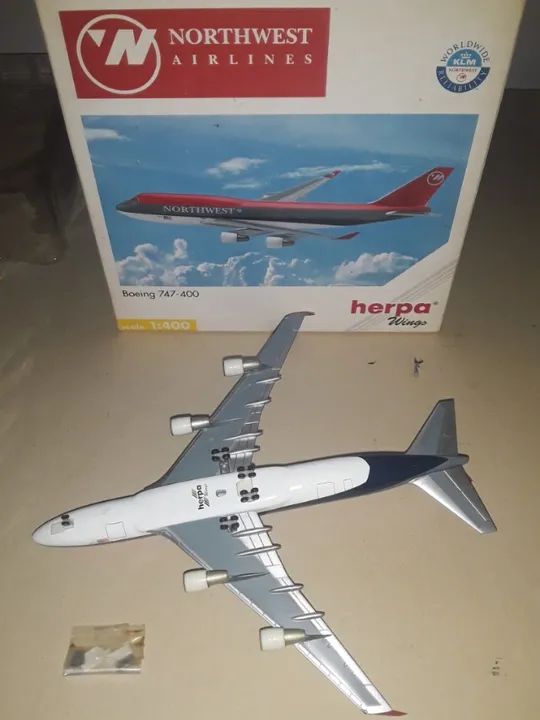 Miniatura avião boeing 747 - Foto 3