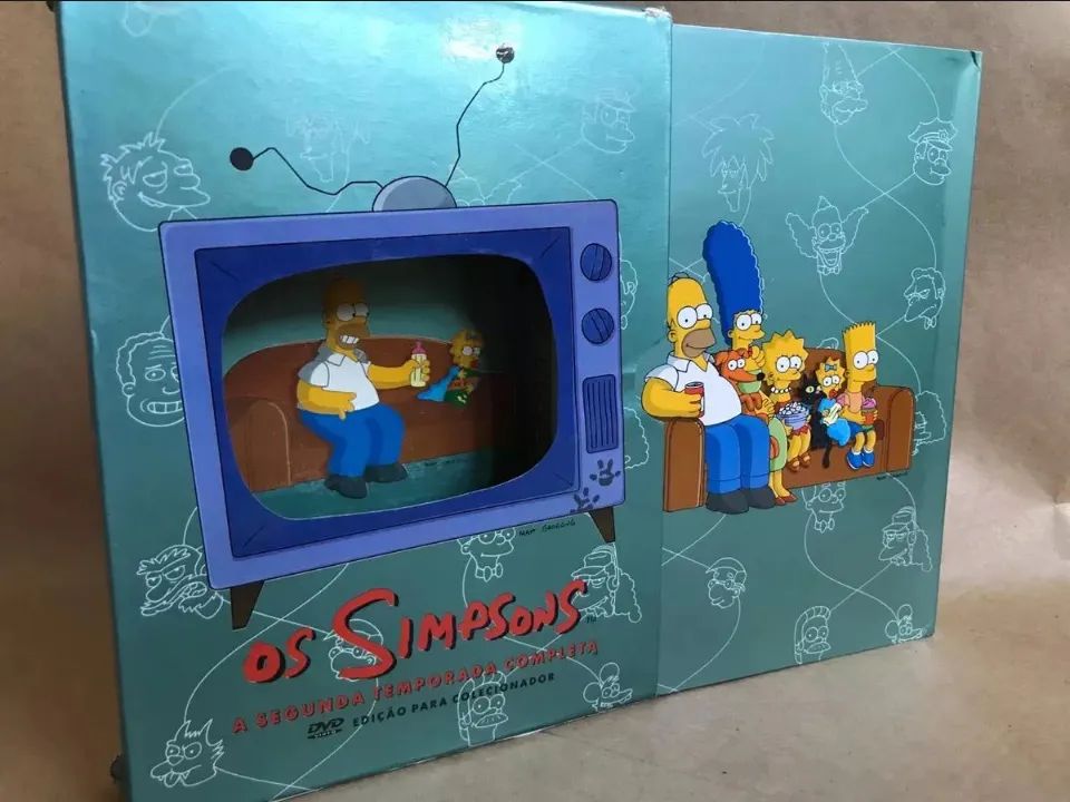Box Simpsons Segunda Temporada Completa 4 Dvd 22 Episódios coleção  - Foto 2