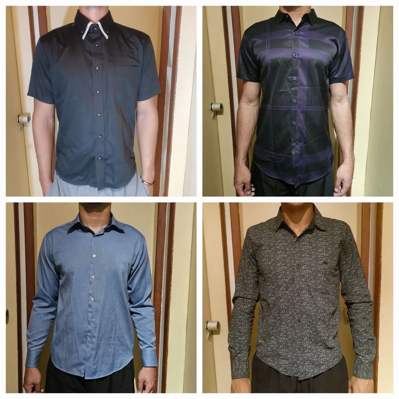 Camisas Sociais Veste P e M - Foto 3