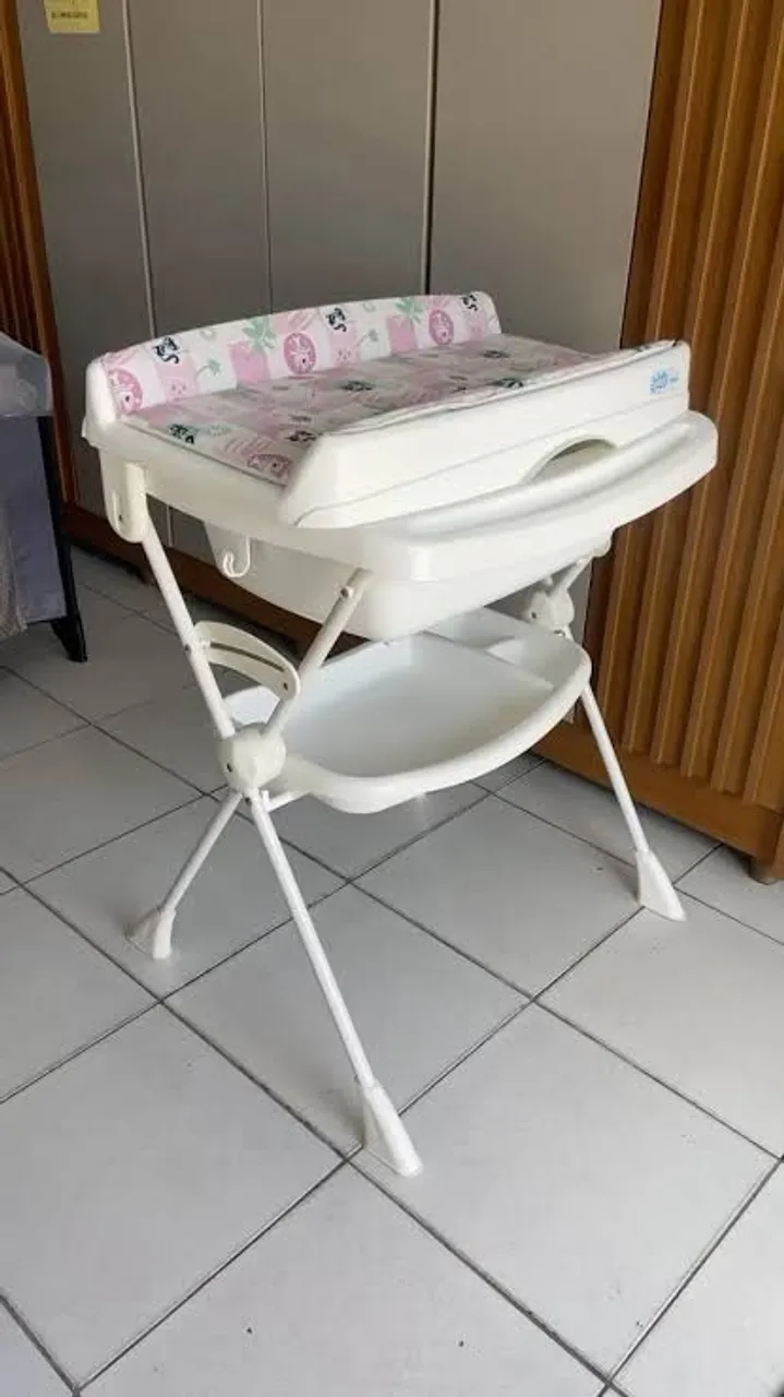 Banheira com trocador