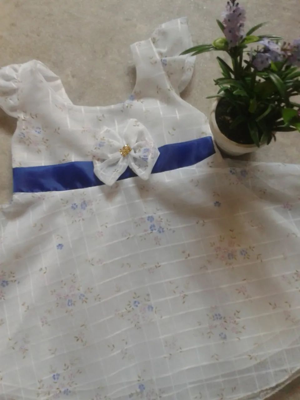 Vestido social simples Tam 6 a 18 meses 3 por R$100,00 - Foto 2