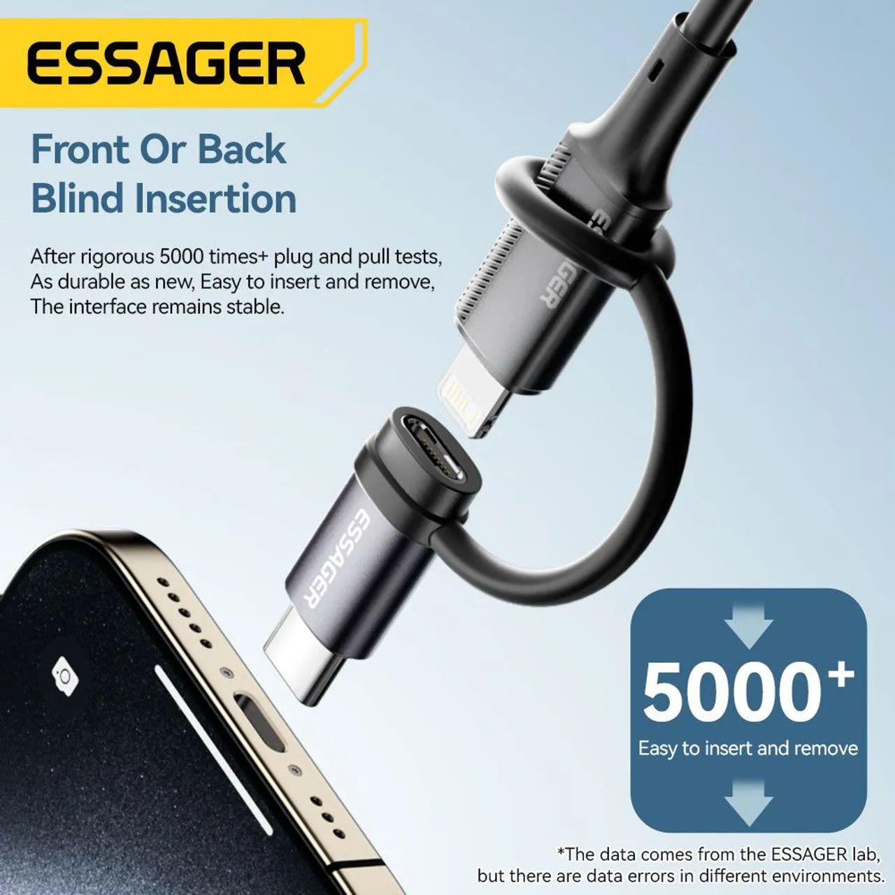 Adaptador OTG Essager para Apple: Carregamento e Transferência - Foto 3