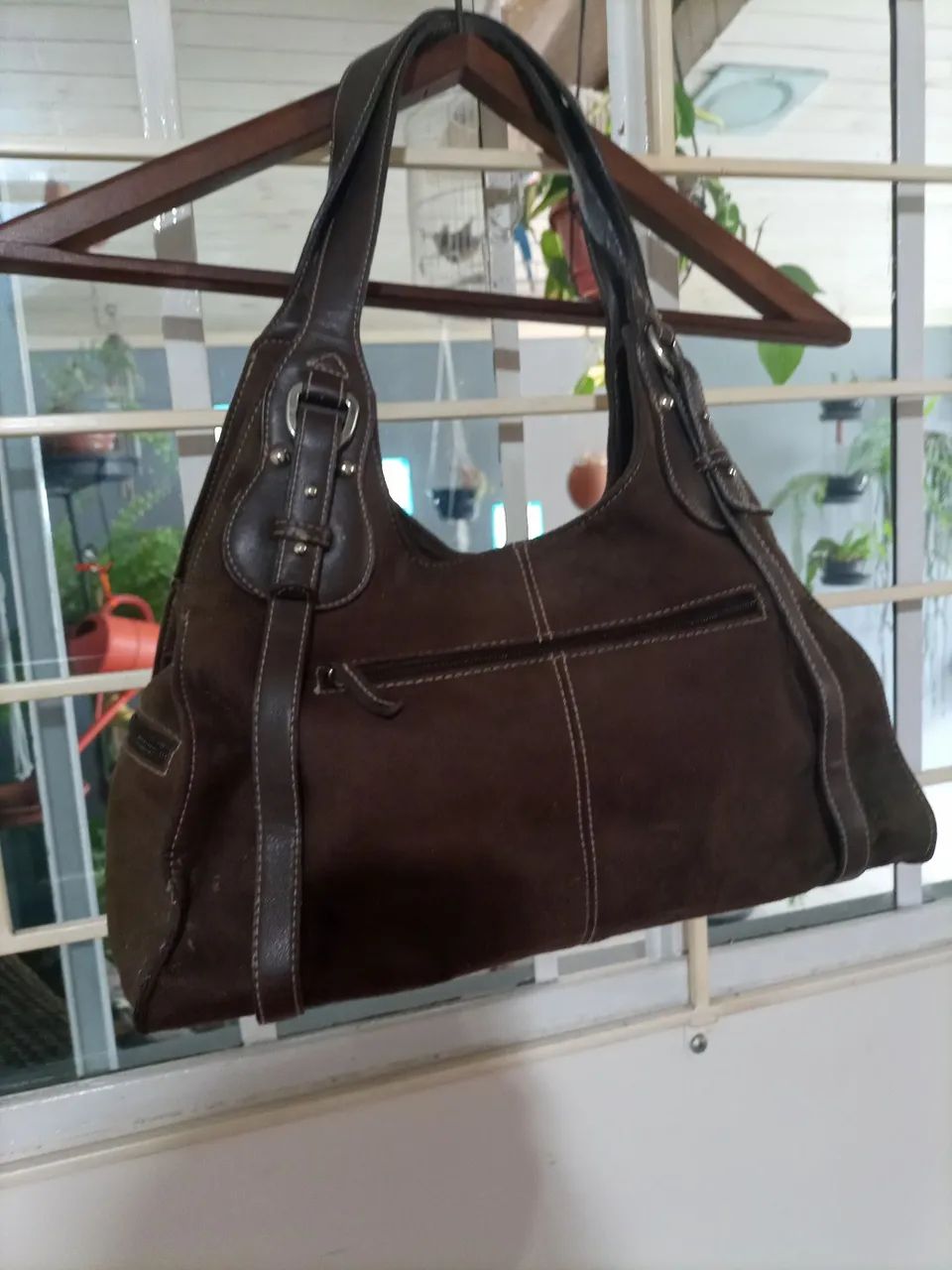 Bolsa couro em perfeito estado  - Foto 3