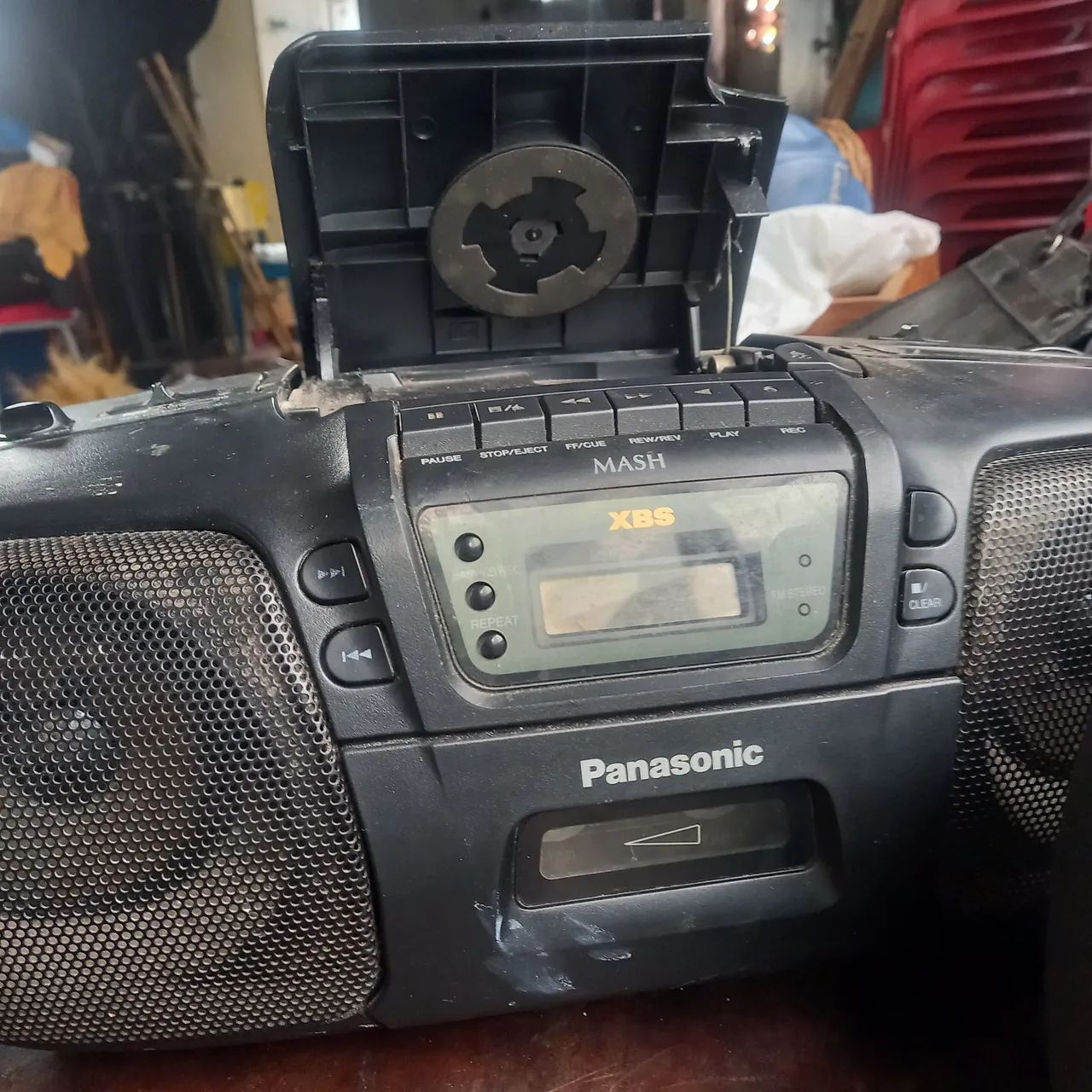 Som cd, rádio Panasonic antigo