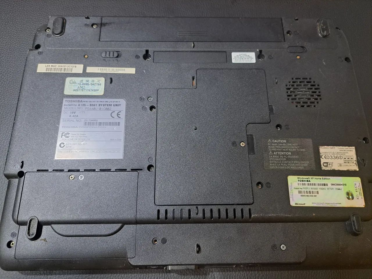 Notebook Toshiba Satellite A105 S361 - Foto 3