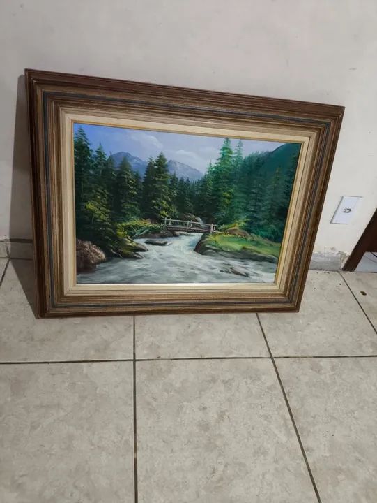 Quadro Tinta à Óleo- tela 93cmx 75cm