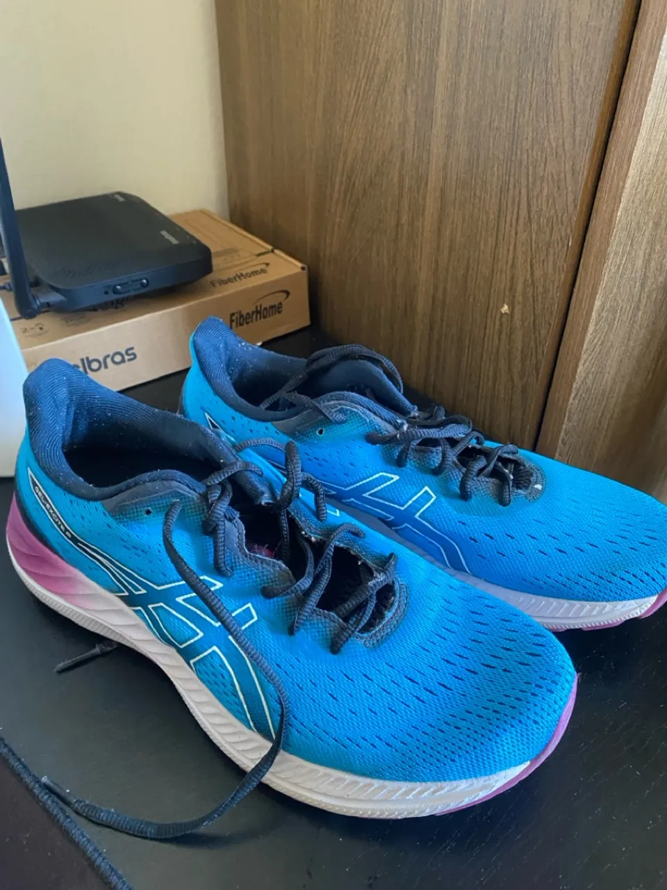 Tênis Asics para corrida - Azul