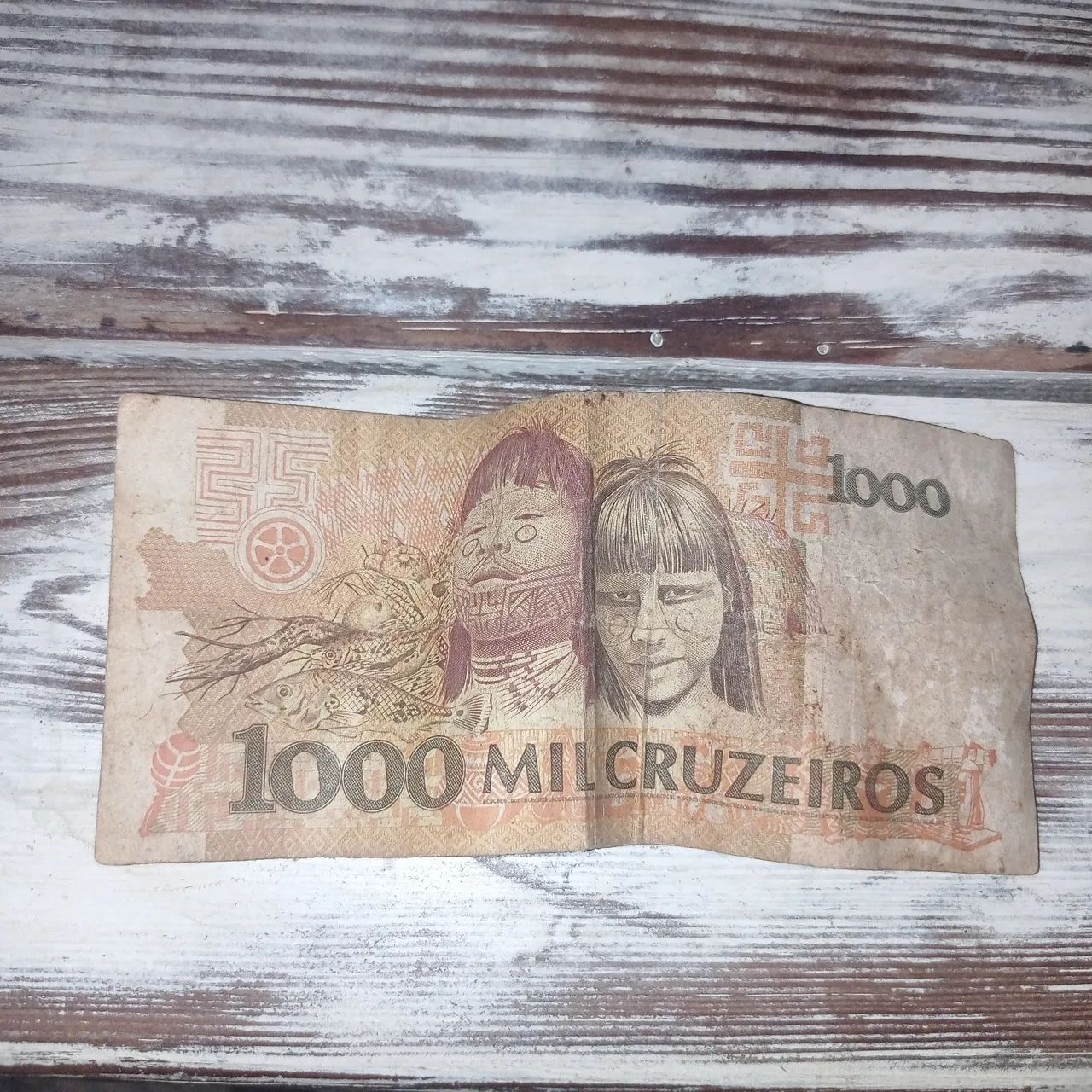 Cédula 1000 Mil Cruzeiros - Antiga