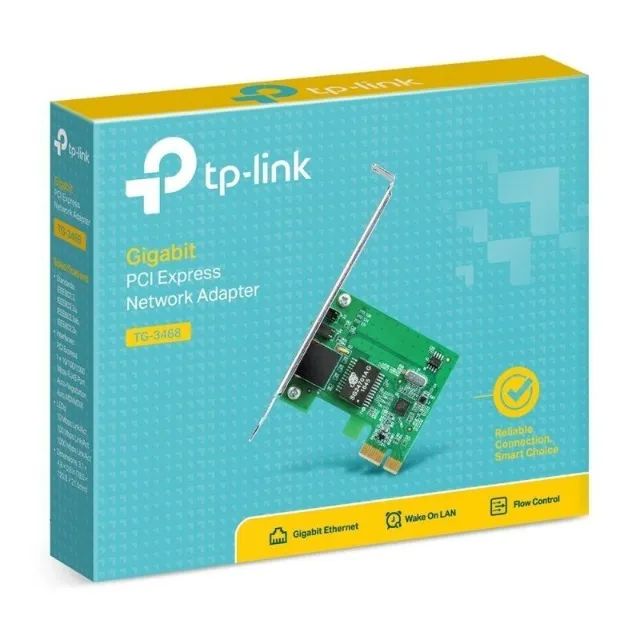 Adaptador de rede Gigabit PCI Express TG-3468 - TP-Link -Loja Coimbra Computadores Entrega - Foto 3