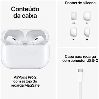 Airpods Pro 2° Geração Usb-c Original Branco - Fones de Ouvido