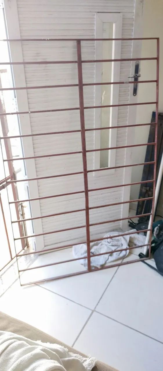Grade de proteção em aço para janela