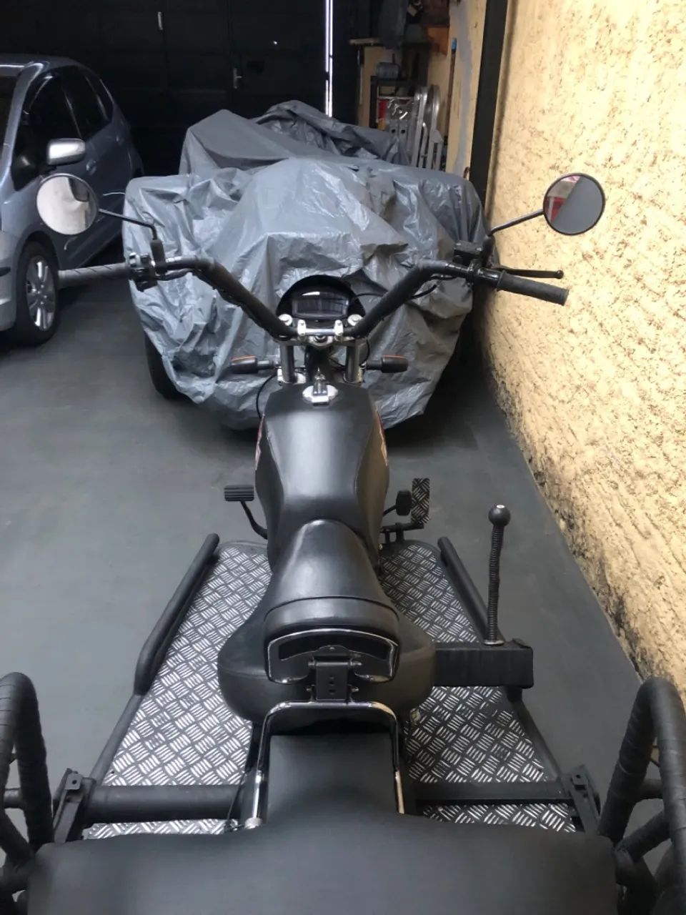 Lindo triciclo estilizado Harley - Pronto para documentar troco por moto  - Foto 5