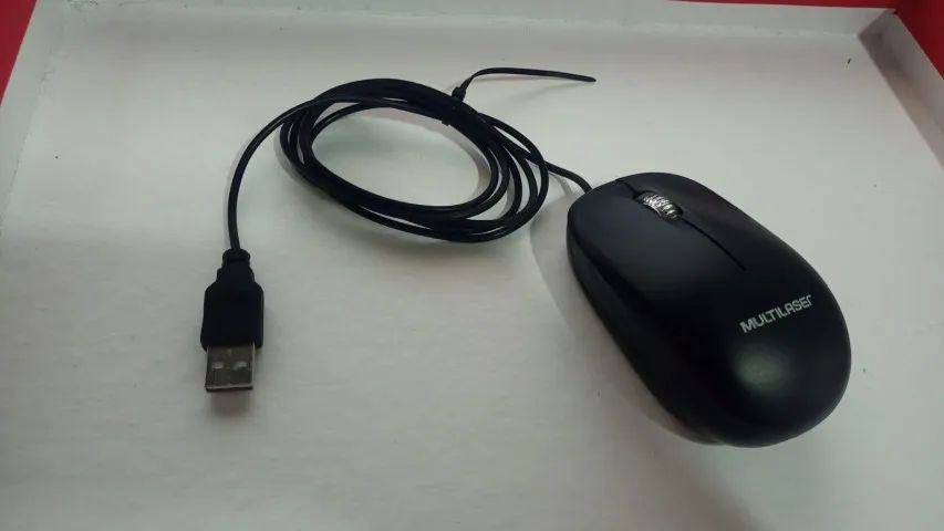 MOUSE COM FIO USB- USADO- - Foto 3