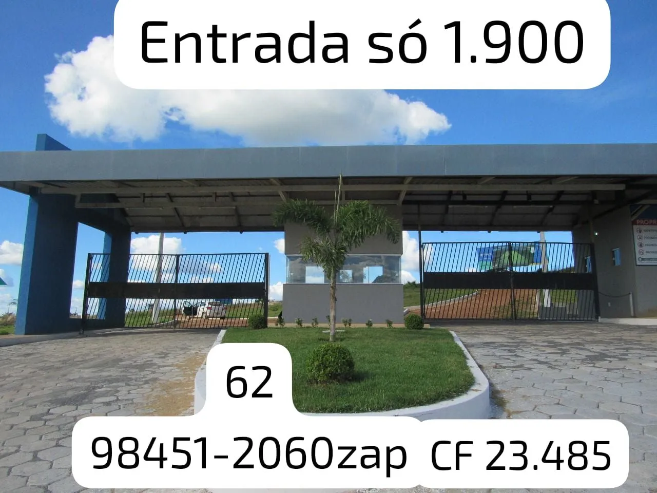 Condomínio Ventura Lago Corumbá 4 Acesso pelo Daia Anápolis Entrada só 1.900
