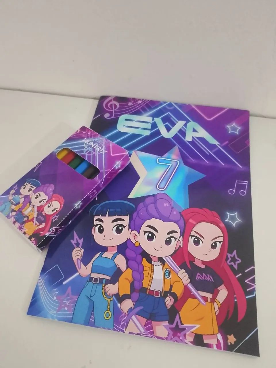 Kit de colorir guerreiras do kpop 