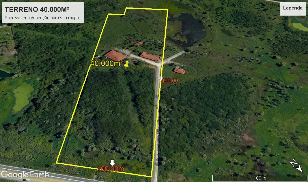 TERRENO 40.000M² VENDA- R$8.800.000,00- 4º ANEL VIARIO- URUCUTUBA-CAUCAIA
