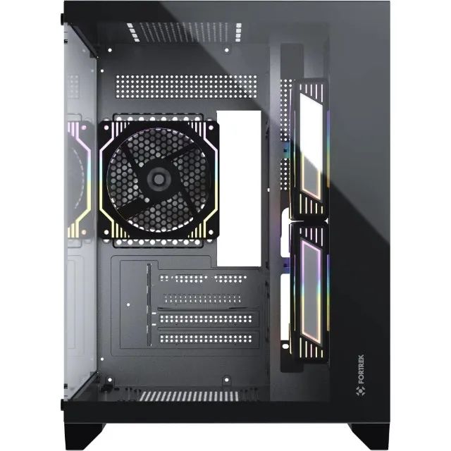 GABINETE FORTREK CLARITY PT MATX (FANS NÃO INCLUSAS) NOVO LACRADO! - Foto 4