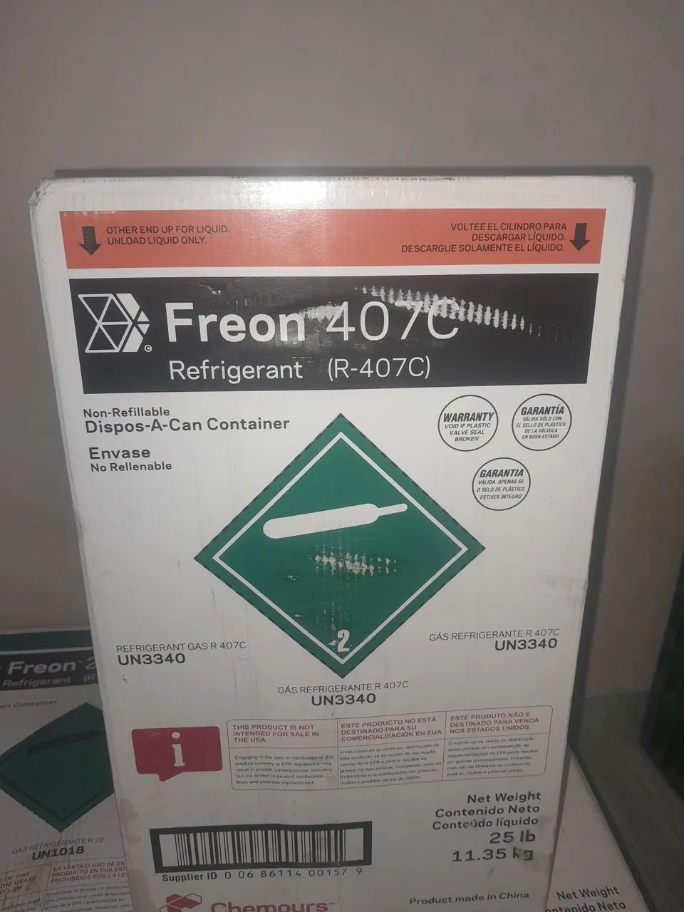 R407c CHEMOURS LACRADO 