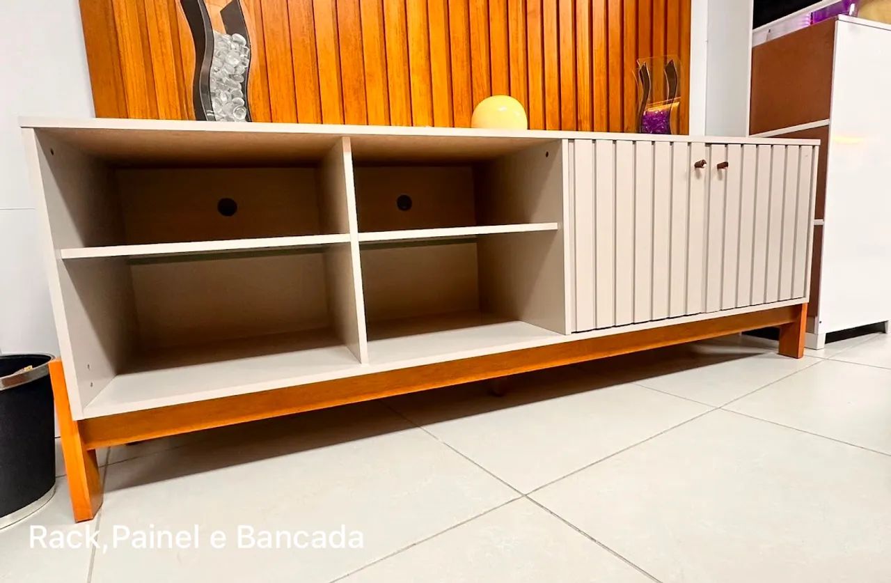 Rack para TV com design moderno e funcional t754 - Foto 2